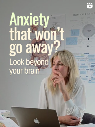 Olga Mandic disucsses why 'Anxiety won't go away' on her Instagram.